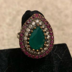 Turkish gemstone ring